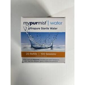 MyPurist | Water Ultrapure Sterile 20 Count Exp. 03.2028 New In Box.